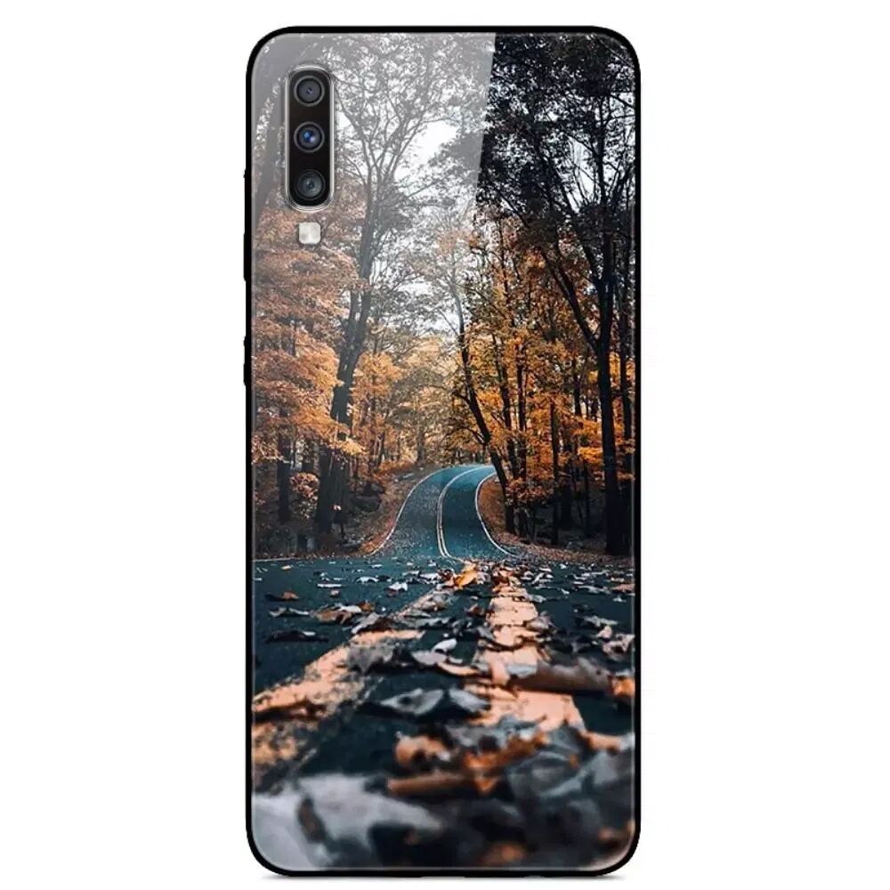 INCOVER Samsung Galaxy A70 Deksel m. Glassbakside - Skovvej