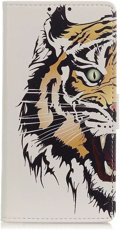 INCOVER Samsung Galaxy S10 Lite Skinn Flip Deksel m. Lommebok - Tiger