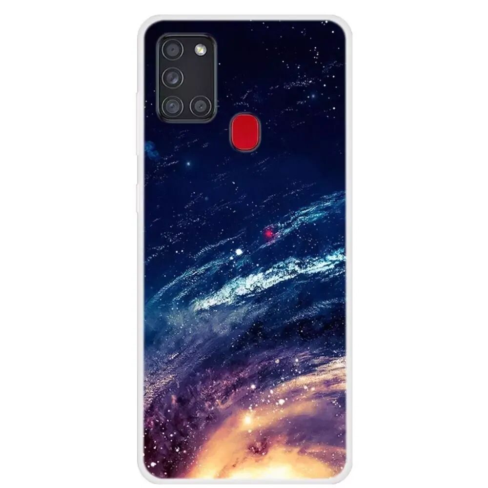 INCOVER Samsung Galaxy A21s Space Series Plastdeksel - Starry Sky