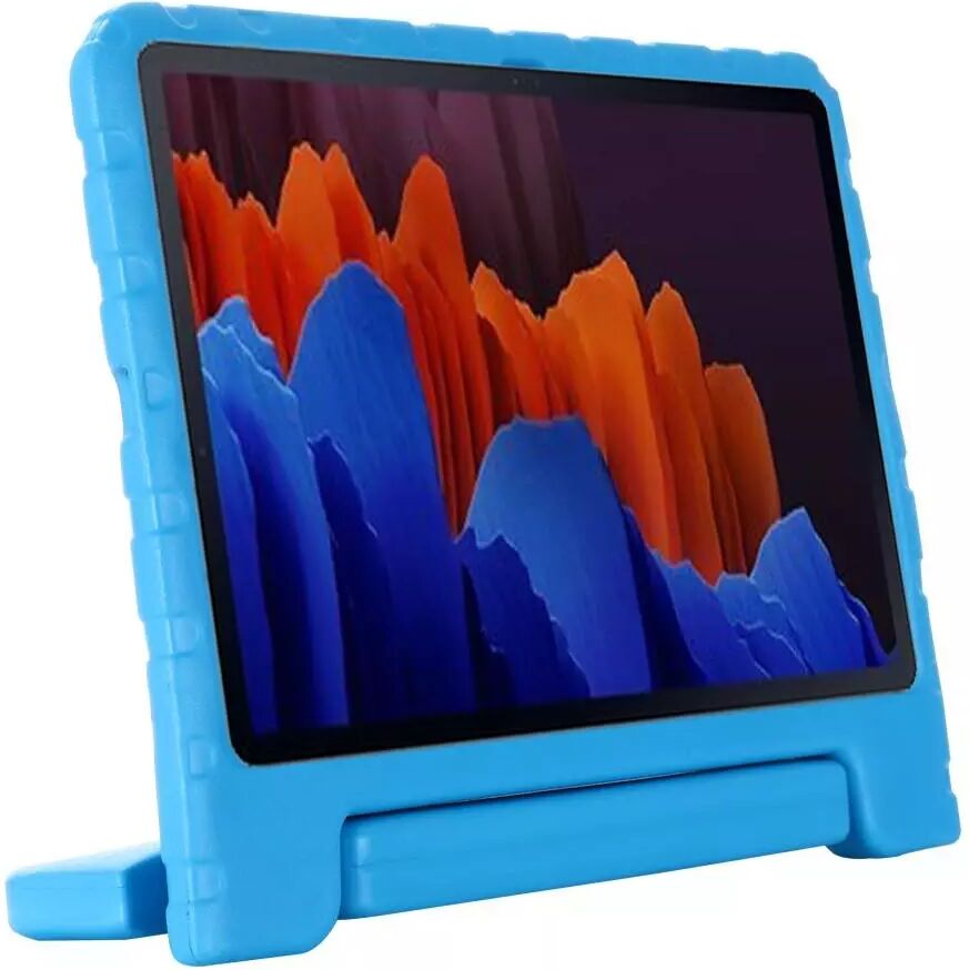 INCOVER Samsung Galaxy Tab S7 Plus 12.4" BarneDeksel - Kids Portable Stand BaksideDeksel - Blå