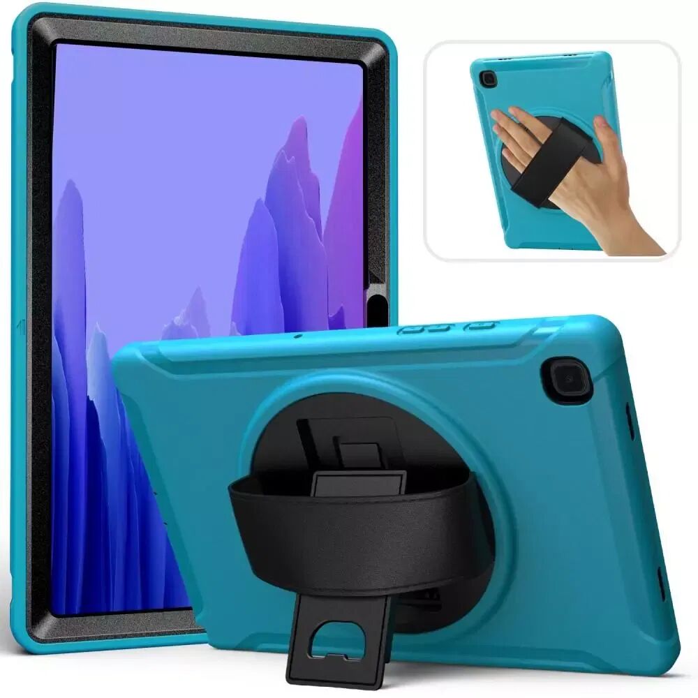 INCOVER Samsung Galaxy Tab A7 10.4" Håndverker Deksel m. Håndholder & Kickstand - Turkis