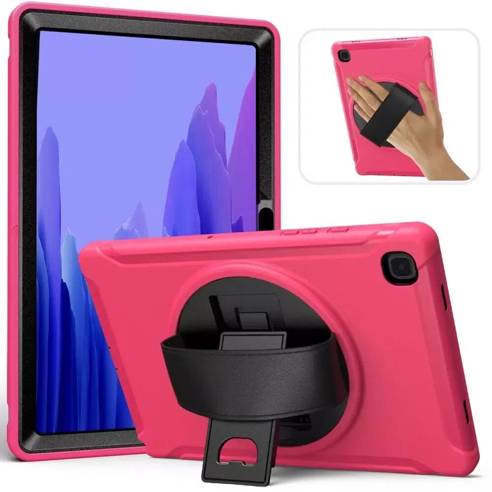 INCOVER Samsung Galaxy Tab A7 10.4" Håndverker Deksel m. Håndholder & Kickstand - Rosa