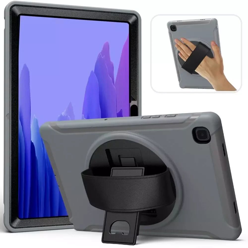 INCOVER Samsung Galaxy Tab A7 10.4" Håndverker Deksel m. Håndholder & Kickstand - Grå