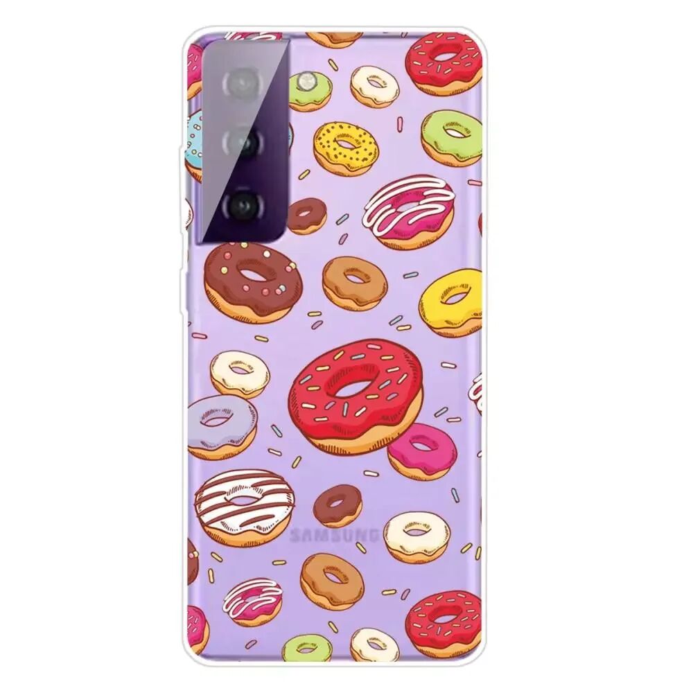 INCOVER Samsung Galaxy S21+ (Plus) TPU Plast Deksel - Donuts