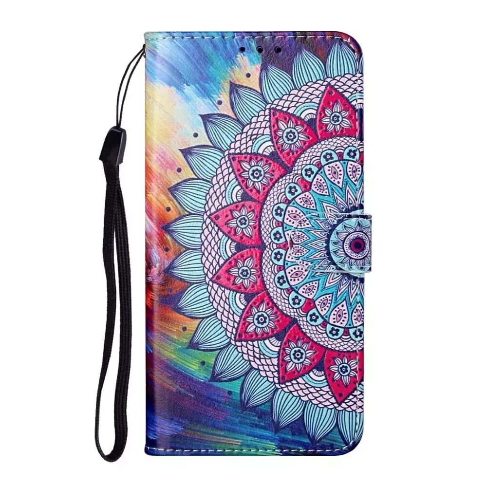 INCOVER Samsung Galaxy S21+ (Plus) PU Skinndeksel m. Lommebok - Mandala Flower