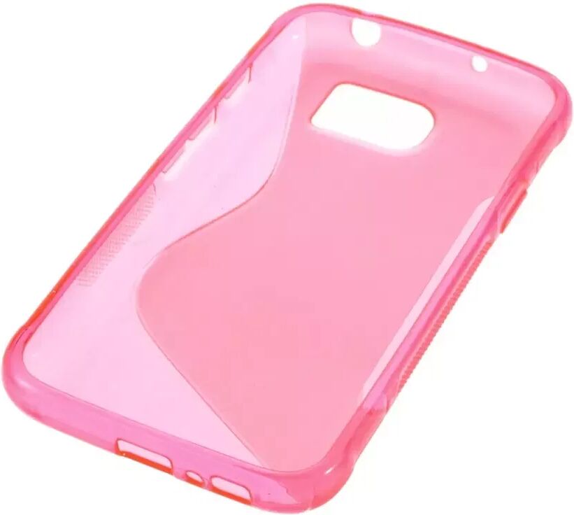 INCOVER Samsung Galaxy S7 Edge Active S Shape Fleksibelt Deksel - Pink