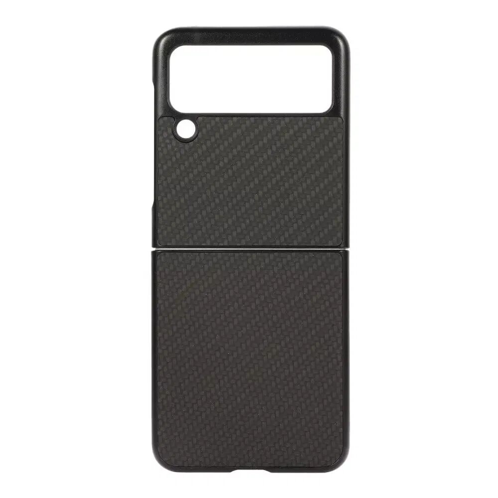 INCOVER Samsung Galaxy Z Flip3 Hybrid Bakdeksel i Karbonfiber - Svart