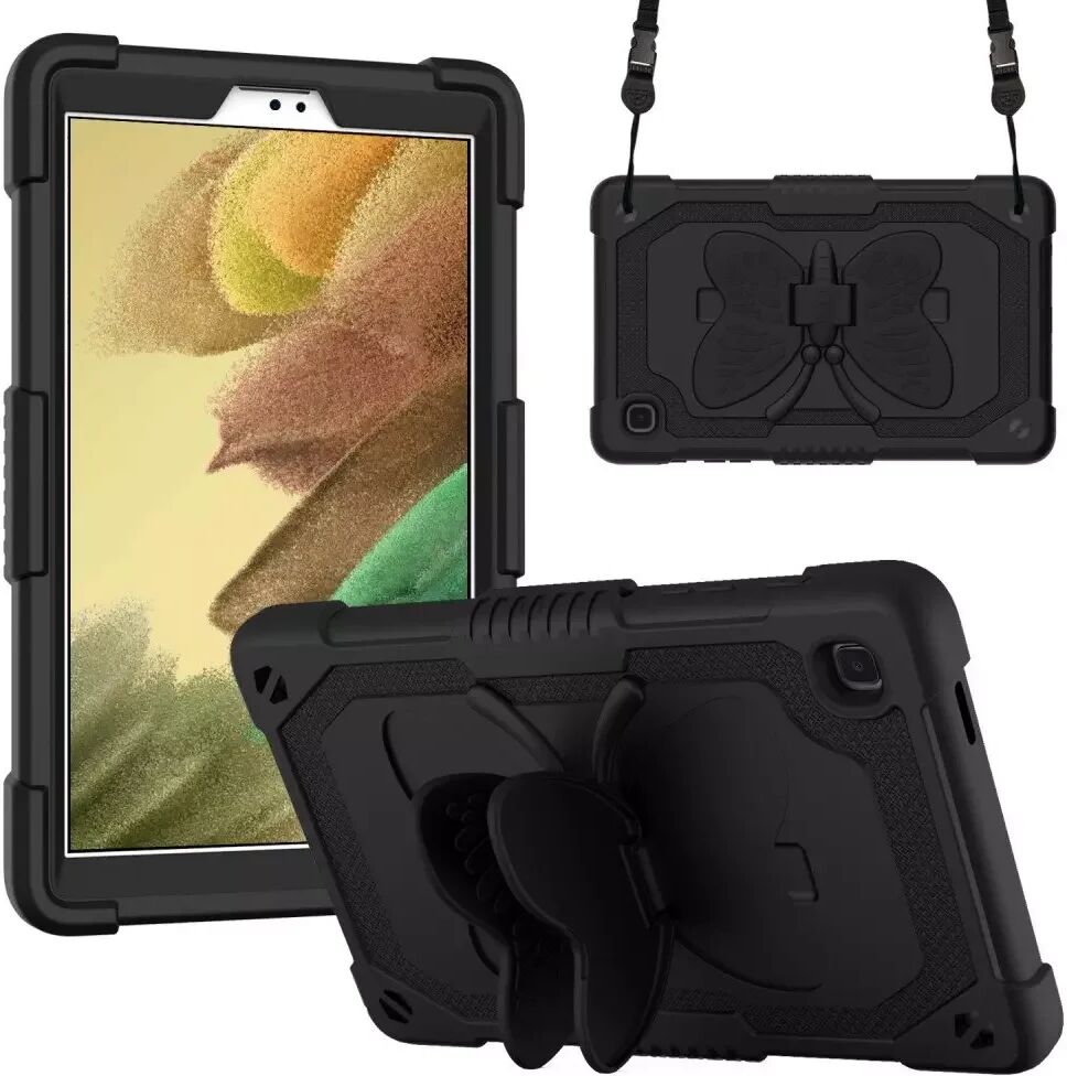 INCOVER Samsung Galaxy Tab A7 Lite Butterfly Kickstand Barnedeksel - Svart