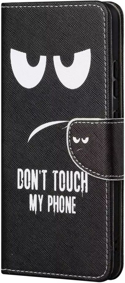 INCOVER Samsung Galaxy S22 Ultra Flip Deksel med Veske - "Don't Touch My Phone"