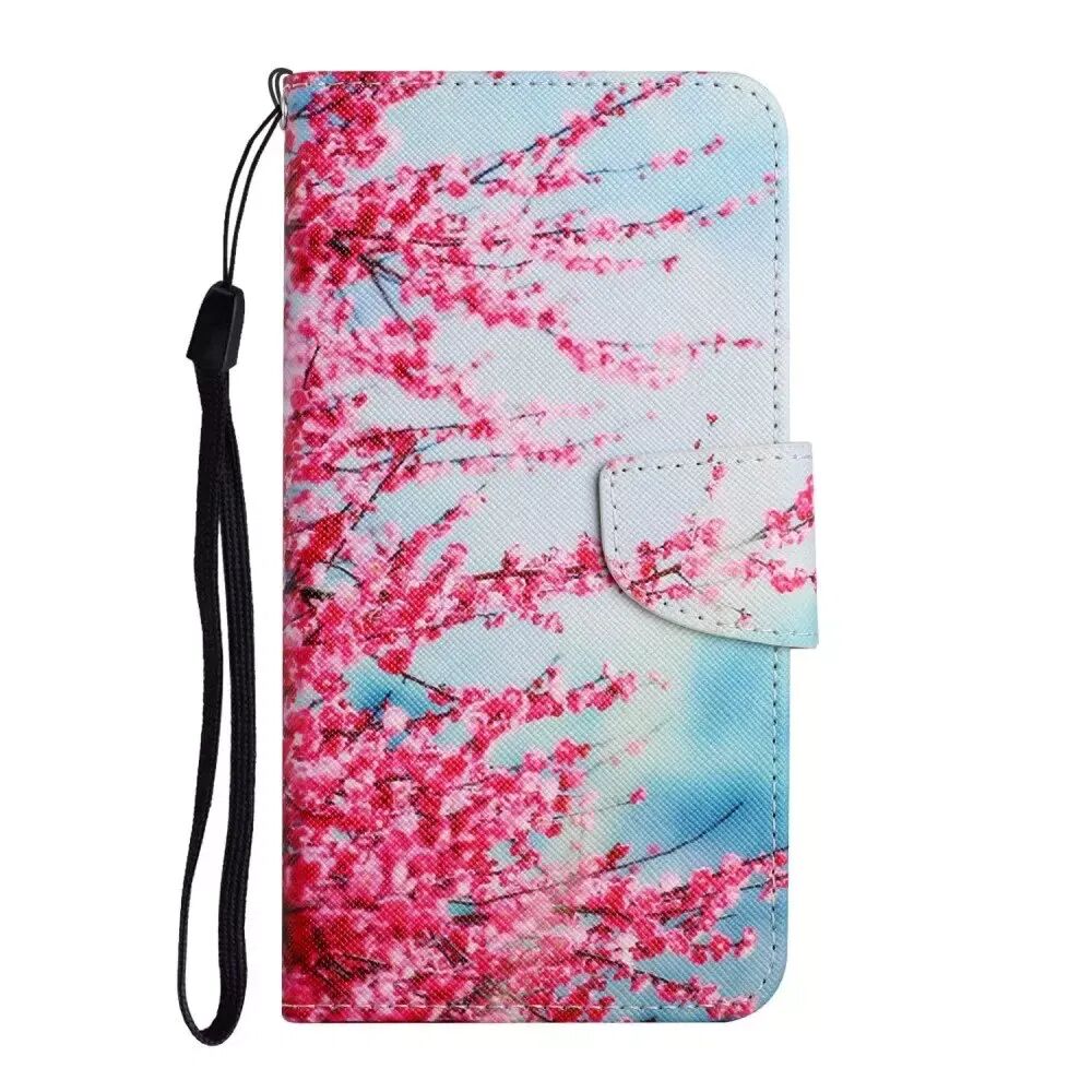 INCOVER Samsung Galaxy S22 Ultra PU Skinn Flip Deksel med Lommebok - Sakura