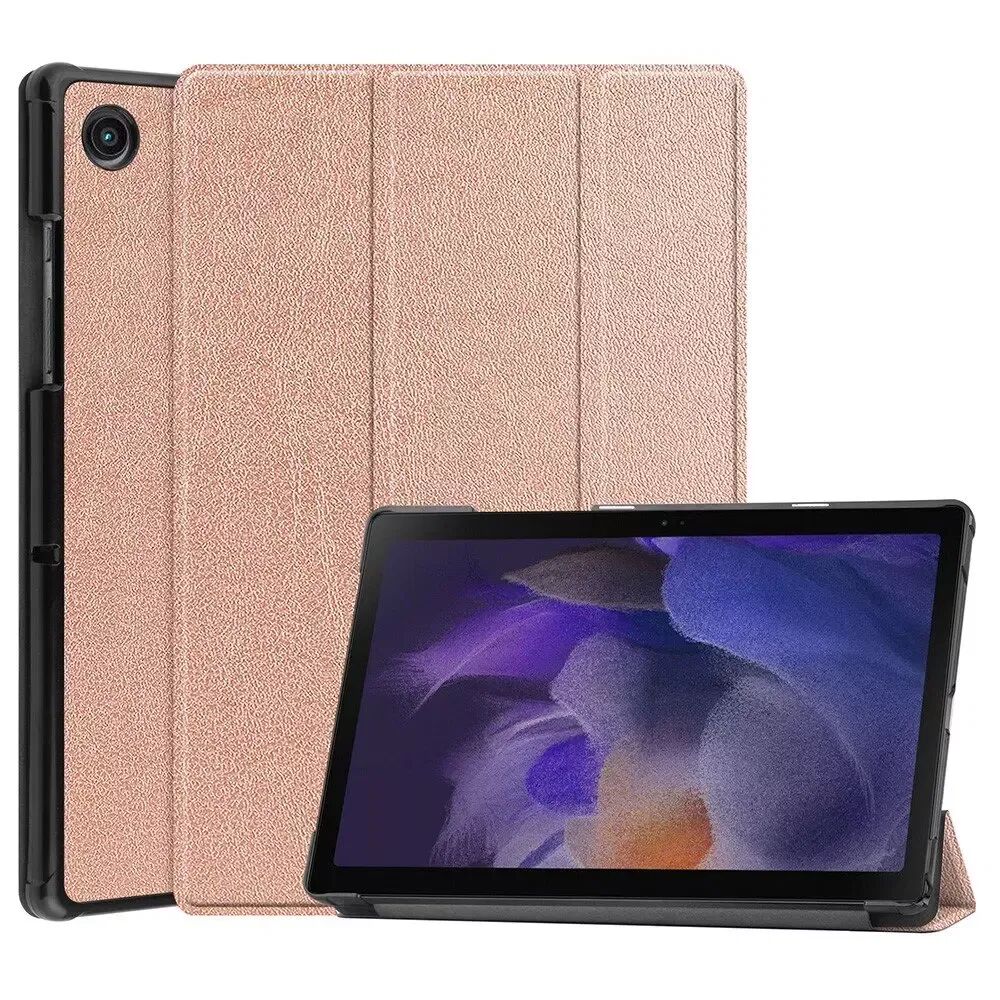 INCOVER Samsung Galaxy Tab A8 10.5" Flip-deksel med Tri-fold - Rose Gold