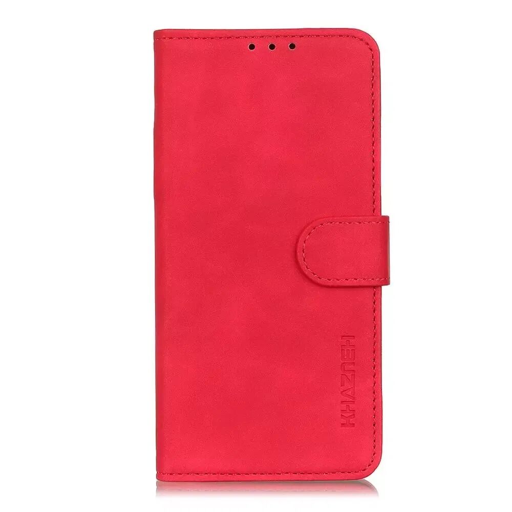 Khazneh Sony Xperia L4 KHAZNEH Retro Skinndeksel med Lommebok - Rød