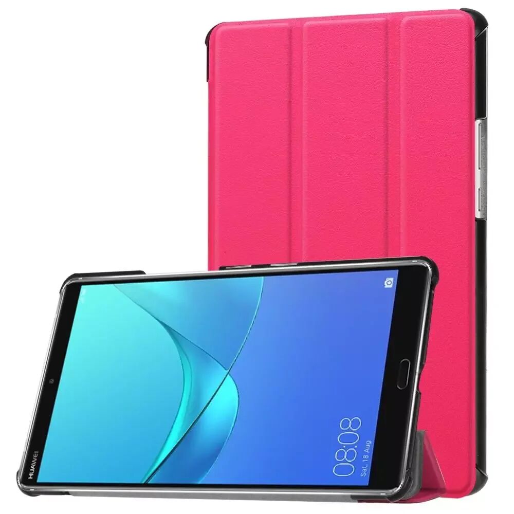 INCOVER Huawei MediaPad M5 8 (8.4") Deksel - Tri-fold Skinndeksel - Pink