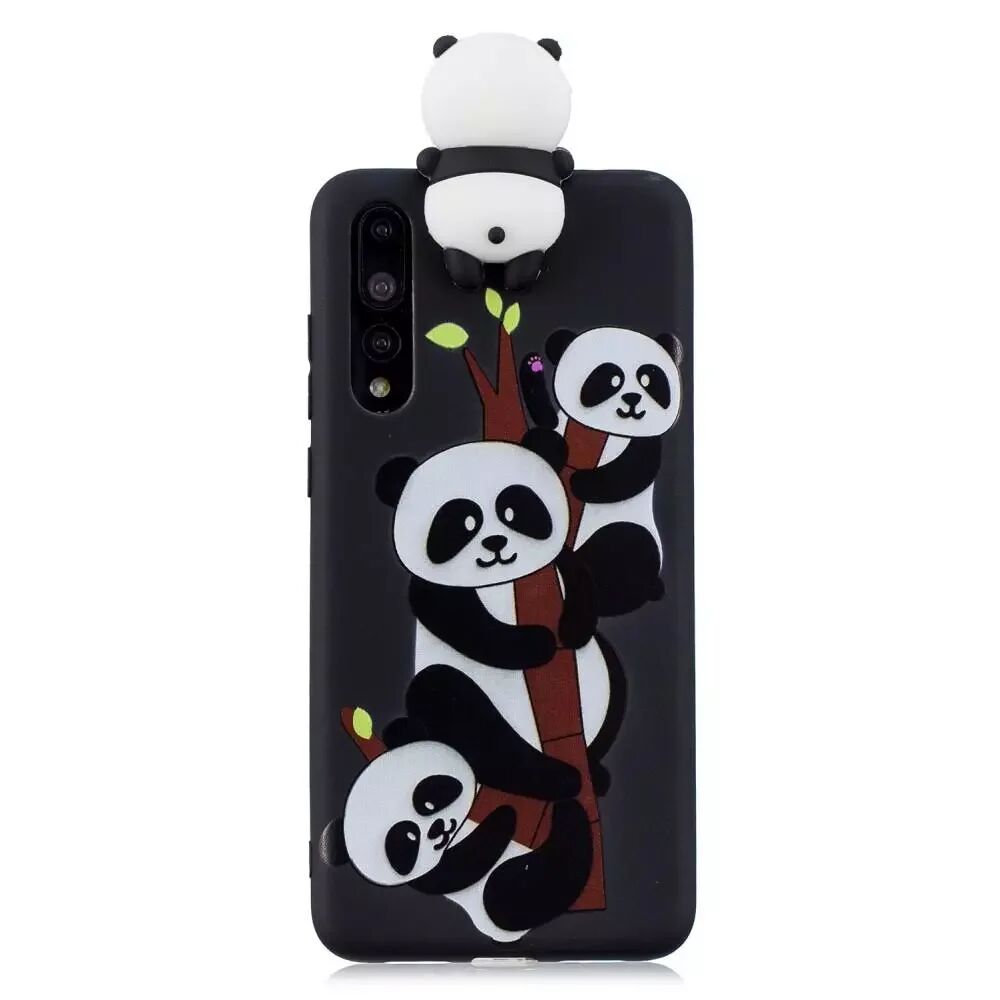 INCOVER Huawei P20 Pro Deksel 3D Lovely Pandas - Svart