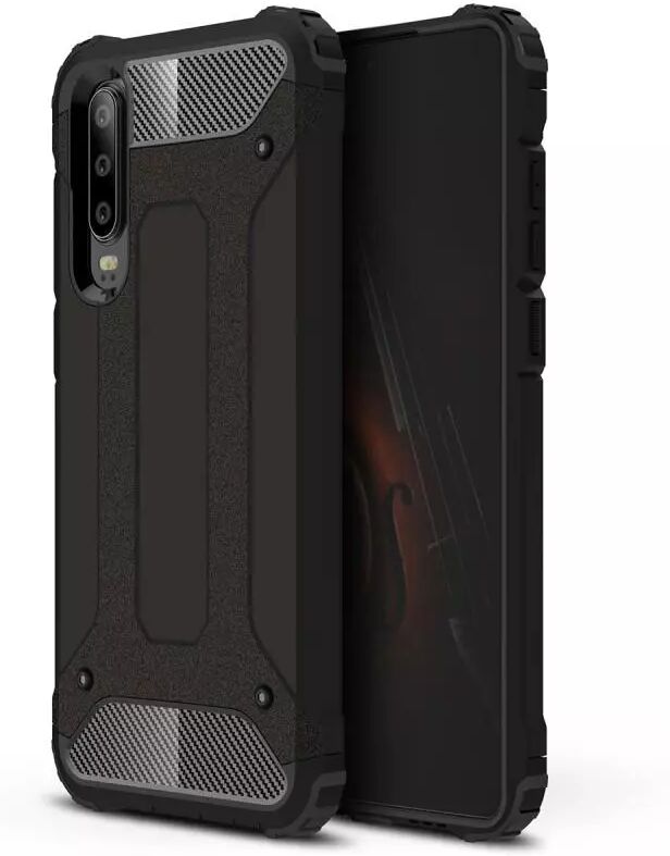 INCOVER Huawei P30 Armor Guard Hardt Plastdeksel - Svart