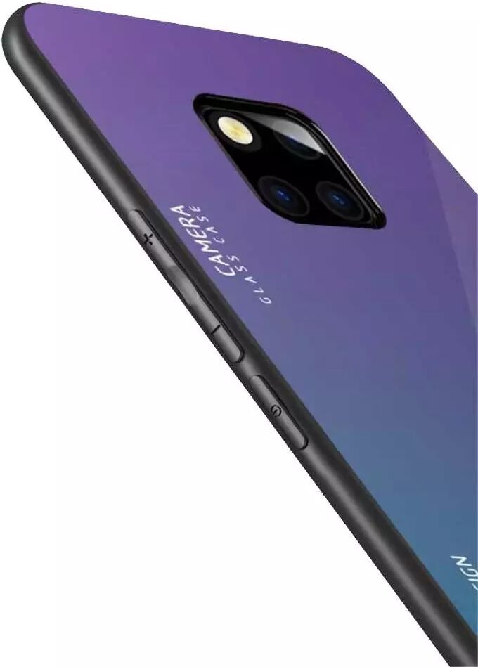 INCOVER Huawei Mate 20 Pro Deksel m. Glass Bak - Lilla