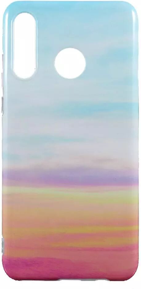 INCOVER Huawei P30 Lite TPU Plastdeksel m. Flerfarget Marmor Look