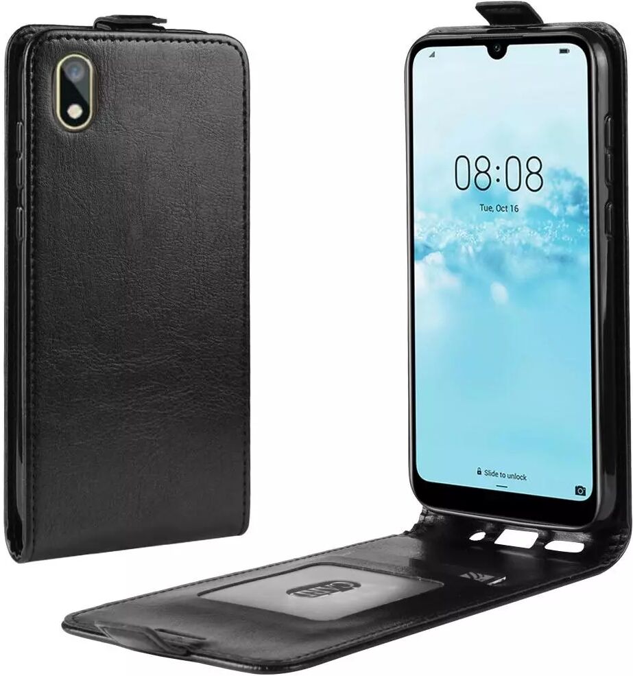 INCOVER Huawei Y5 (2019) Skinn Flip Deksel - Svart