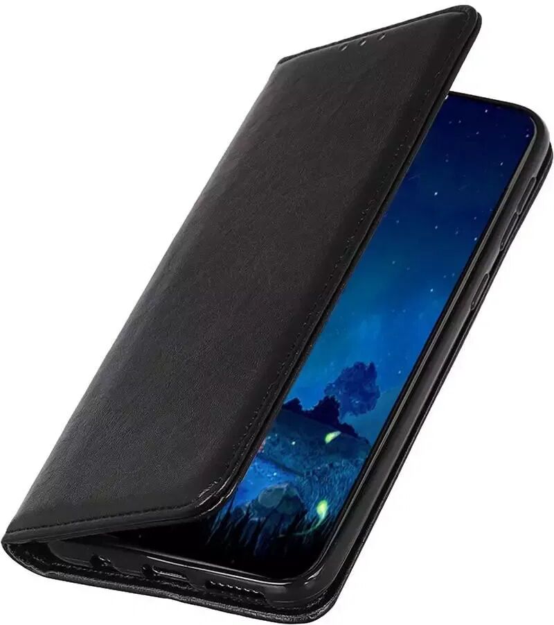 INCOVER Huawei P Smart (2021) Moderne Nøytralt PU Skinndeksel m. Lommebok - Sort