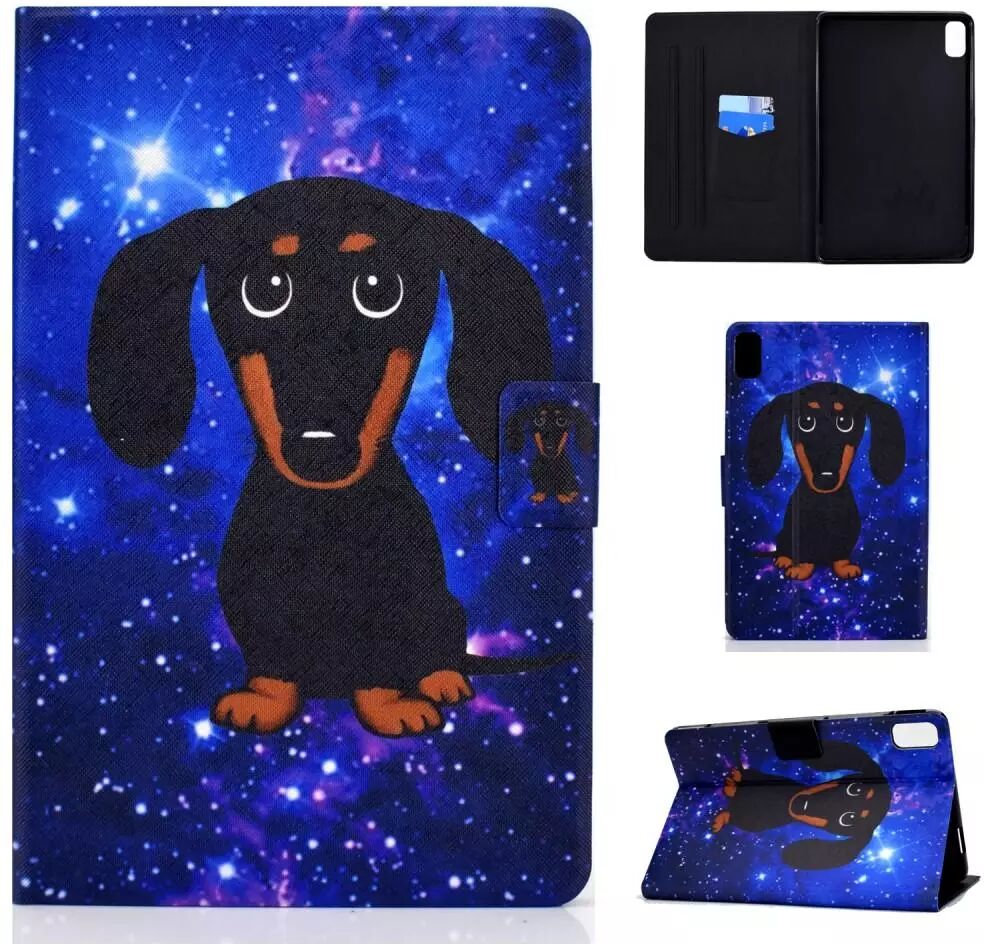 INCOVER Huawei MatePad 10.4 "Flipdeksel med stativfunksjon og kortholder - Hund