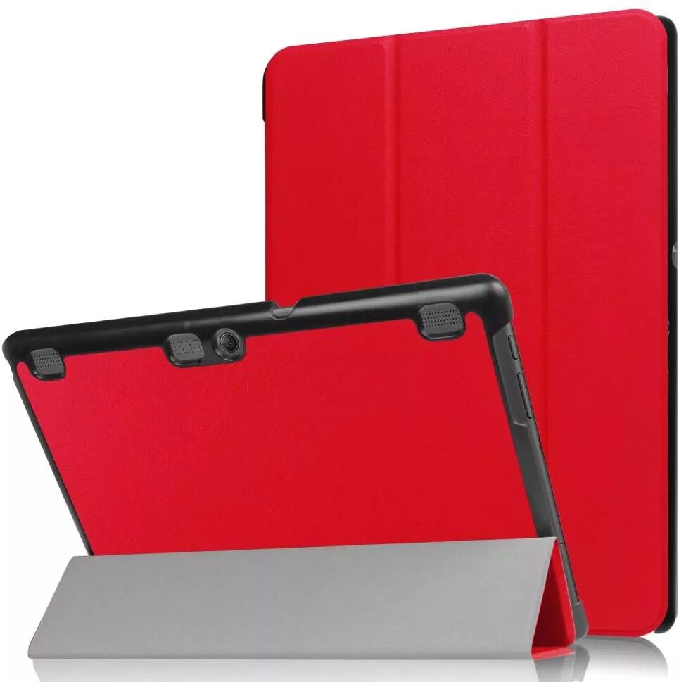 INCOVER Lenovo Tab 10 (TB-X103F) Deksel - Tri-fold Skinndeksel - Rød