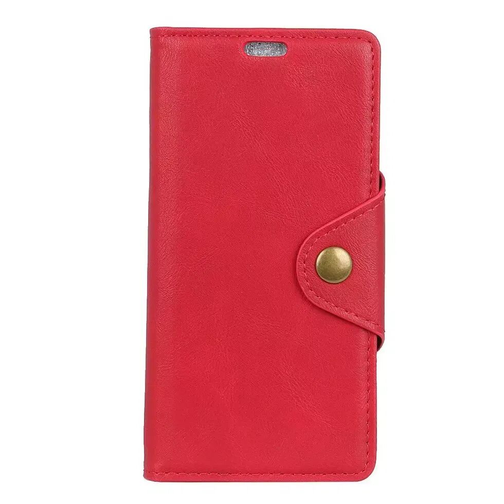 INCOVER Motorola Moto G7 / G7 Plus Vintage PU Skinndeksel m. Lommebok - Rød