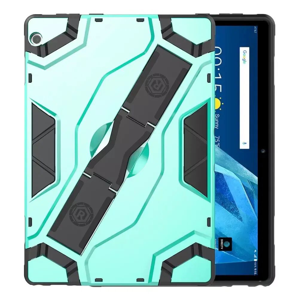 INCOVER Lenovo Tab M10 Armor Shell Deksel m. Kickstand - Cyan