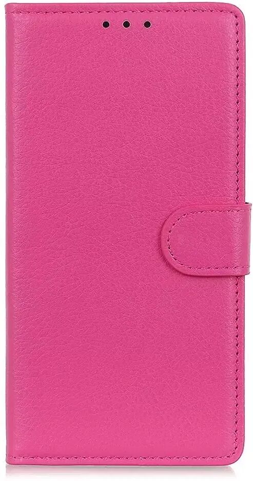 INCOVER Motorola Moto G8 Power Litchi Skinndeksel med Lommebok - Rosa