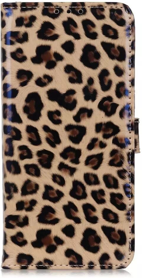 INCOVER Motorola Edge Skinndeksel med Lommebok Leopard