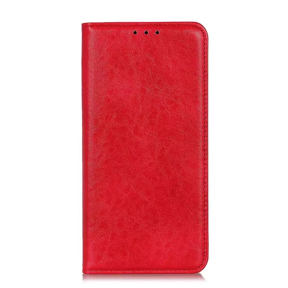 INCOVER Motorola Moto G9 Plus PU Skinndeksel m. Lommebok - Rød