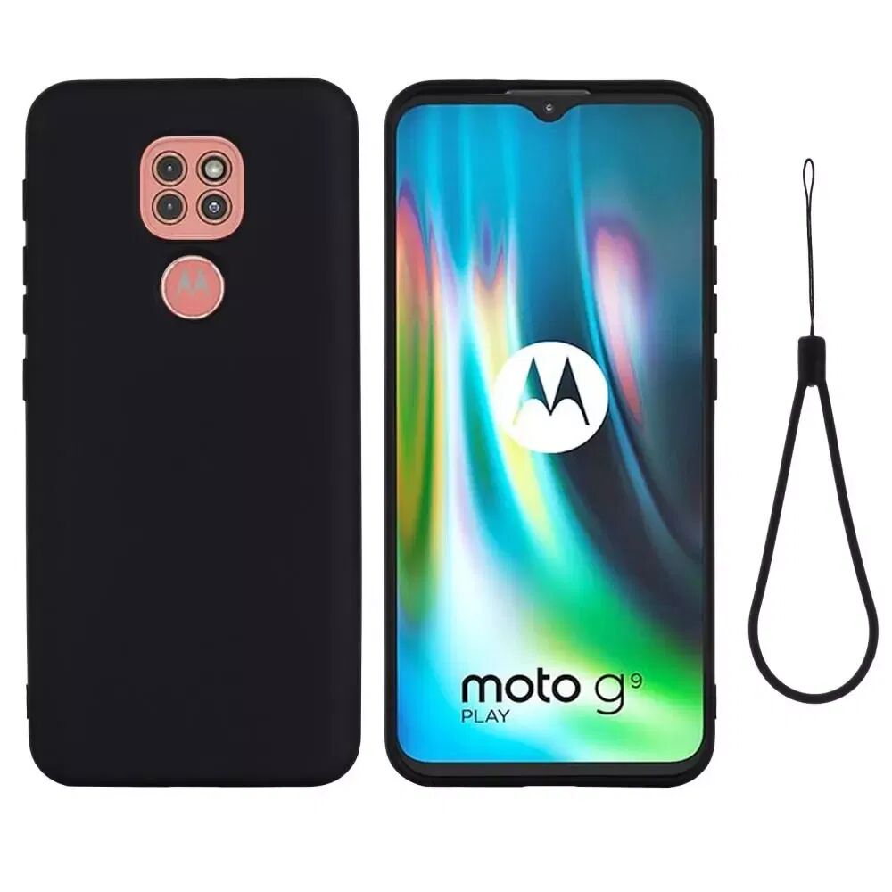 INCOVER Motorola Moto G9 Play / E7 Plus Silikondeksel - Svart