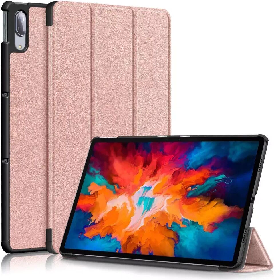 INCOVER Lenovo Tab P11 Pro Tri-fold Flip Cover med Sleep-Funksjon - Rose Gold