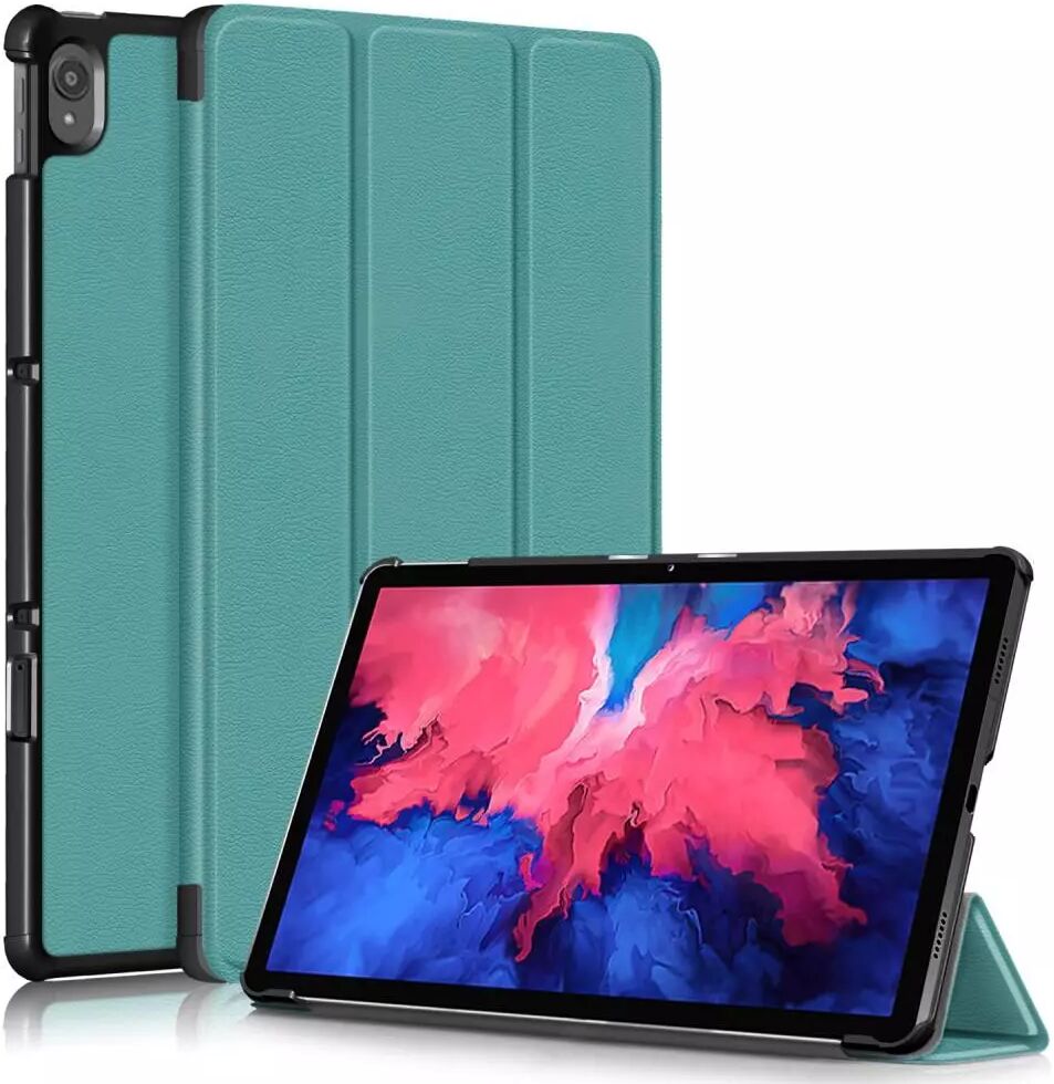 INCOVER Lenovo Tab P11 / P11 Plus Tri-fold Flip Deksel m. Sleep-Funksjon - Grønn