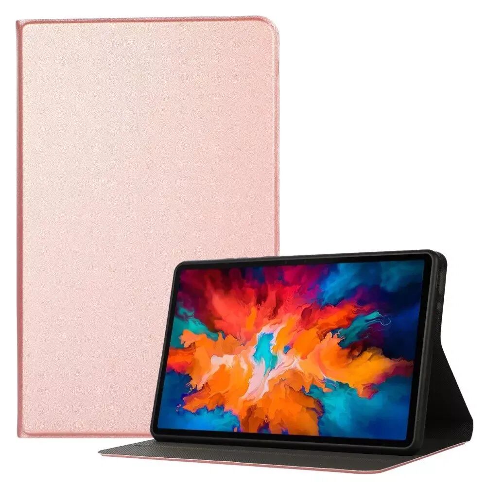 INCOVER Lenovo Tab M8 (2nd Gen.) 8" Glanset Flip-Deksel med Stativfunksjon - Rose Gold