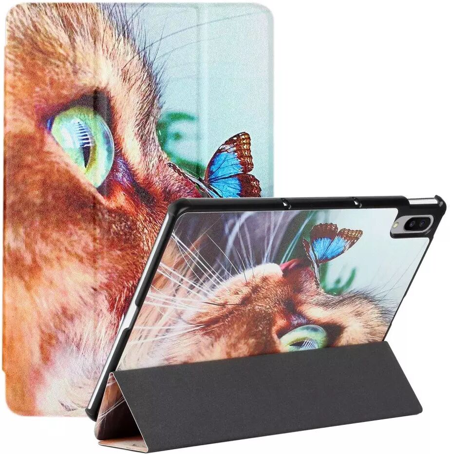 INCOVER Lenovo Pad Pro / Tap P11 Pro Kunstskinn Deksel - Katt