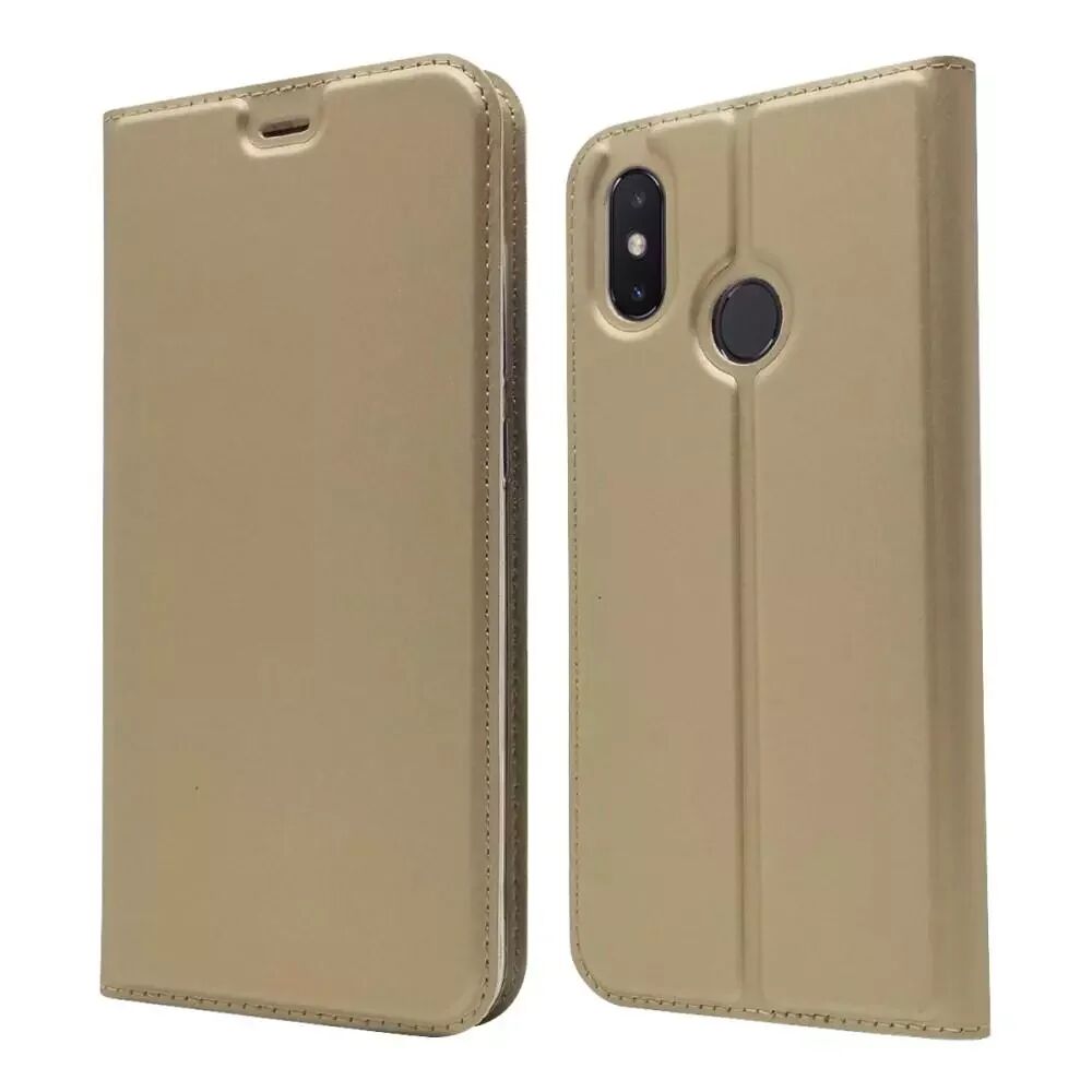 INCOVER Xiaomi Mi 8 Skinndeksel med Lommebok Gull
