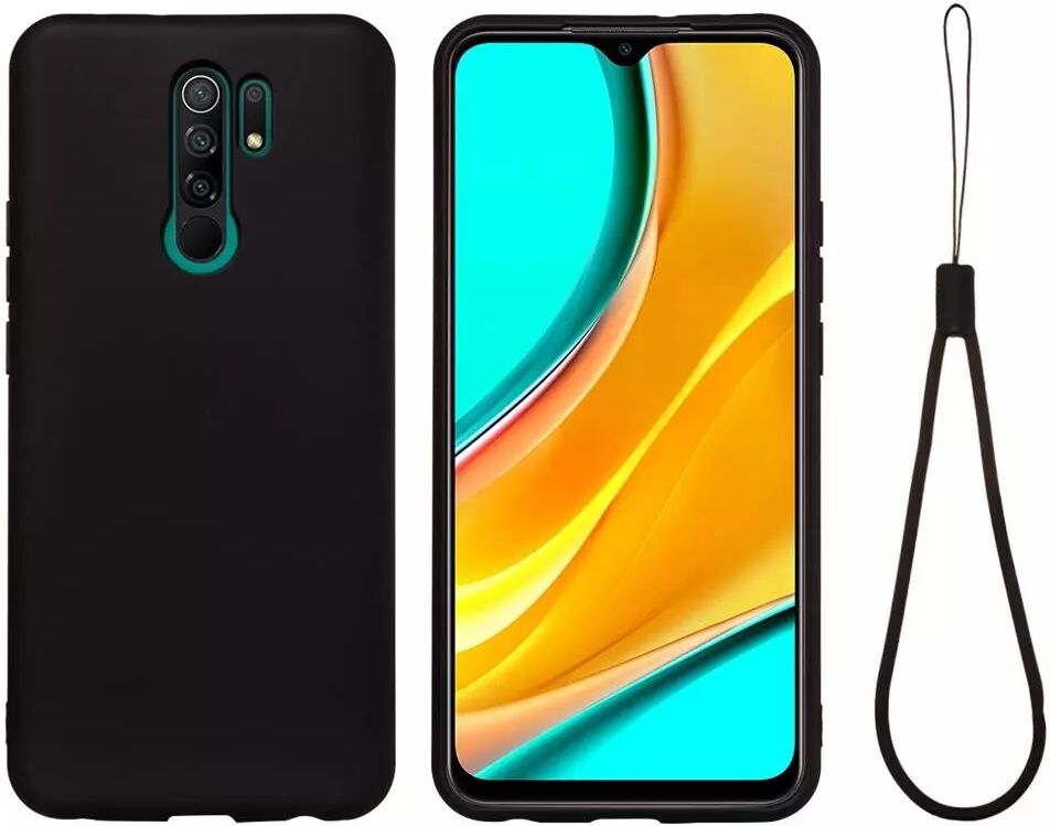 INCOVER Xiaomi Redmi 9 Silikon Deksel - Svart