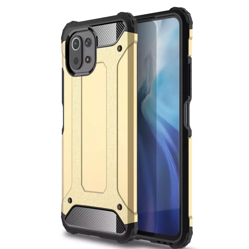 INCOVER Xiaomi Mi 11 Lite (5G/4G) / 11 Lite NE Armor Guard Deksel - Gull