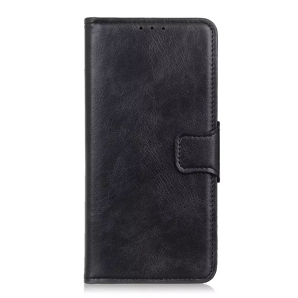 INCOVER Asus Zenfone 8 PU Leather Flip Cover med Lommebok - Svart