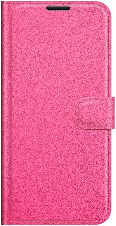 INCOVER Asus Zenfone 8 Litchi Kunstskinn Flip Deksel - Rosa