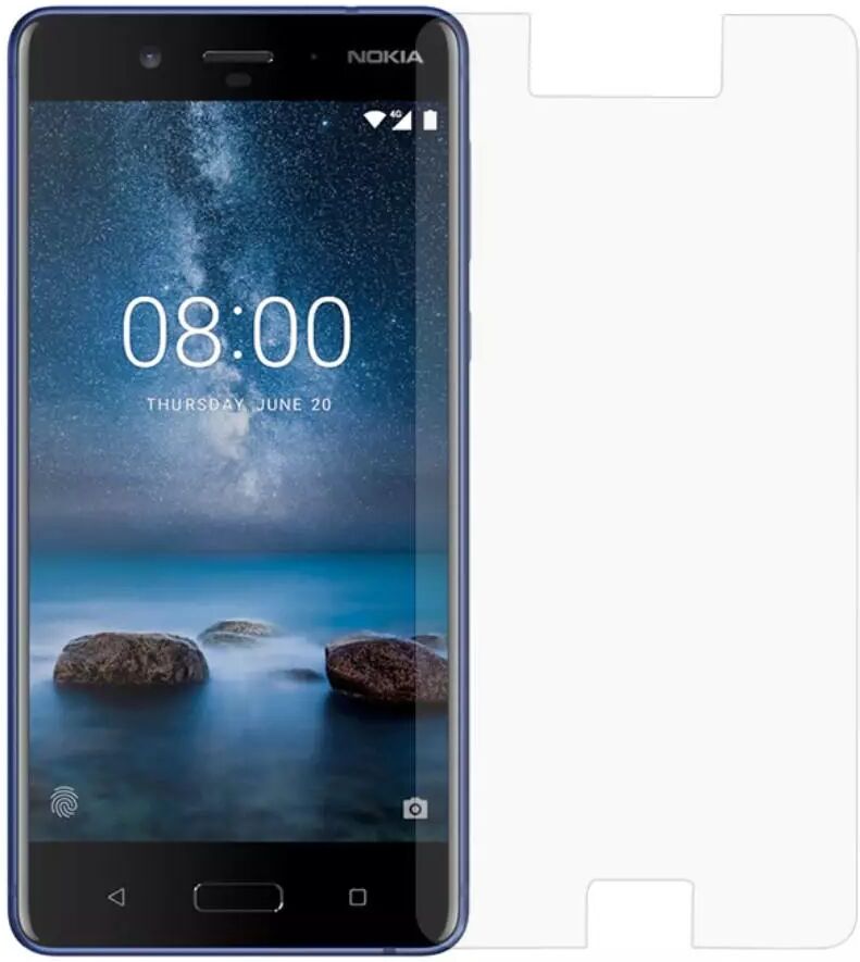 INCOVER Nokia 8 PanserPro Herdet Glass Skjermfilm