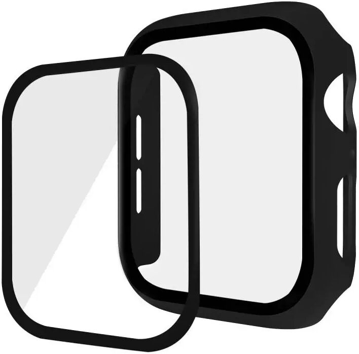 INCOVER Apple Watch SE/6/5/4 (40mm) 360° Herdet Glass + Deksel Beskyttelse - Svart