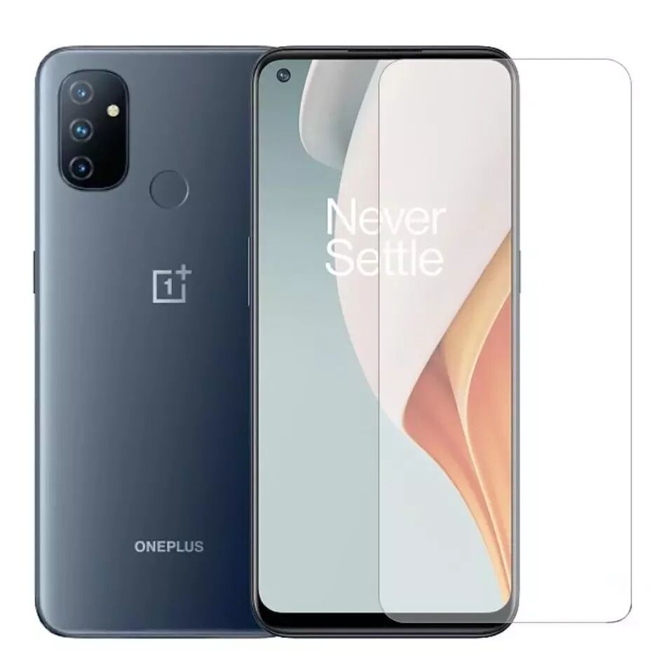 INCOVER OnePlus Nord N100 Case Friendly Skjermbeskytter - Gjennomsiktig