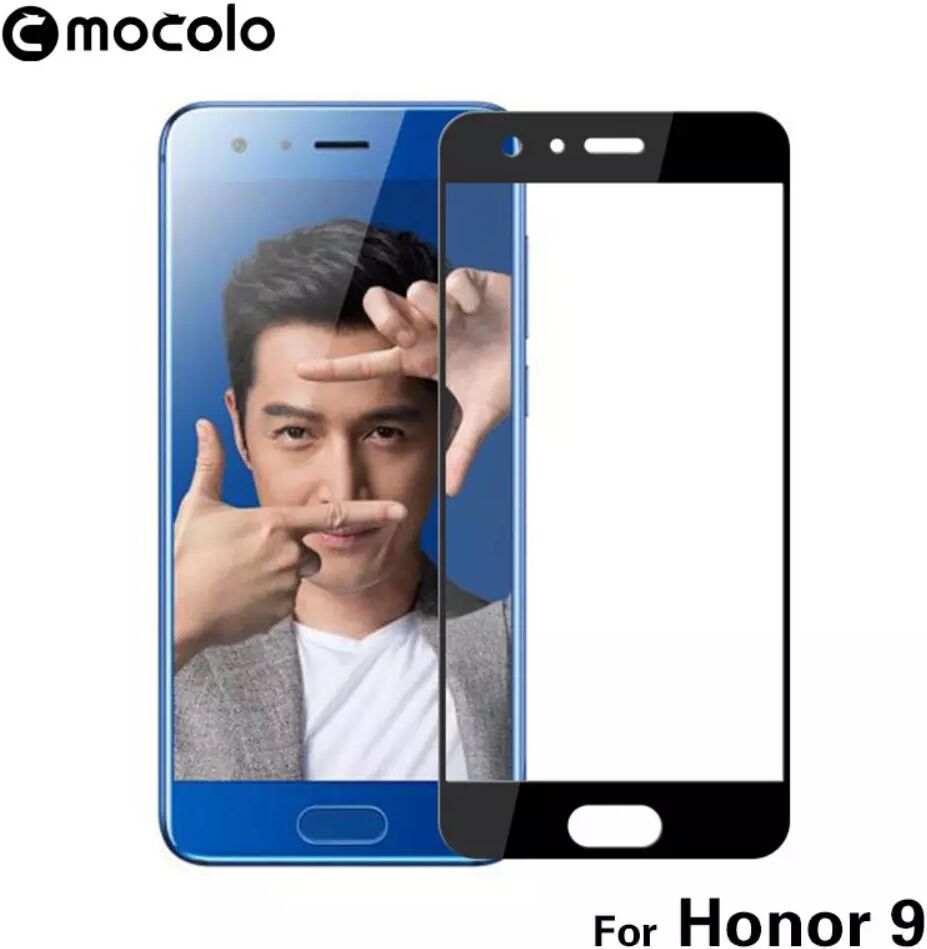 MOCOLO Huawei Honor 9 MOCOLO PanserPro Herdet Glass Skjermfilm (full-size) - Svart