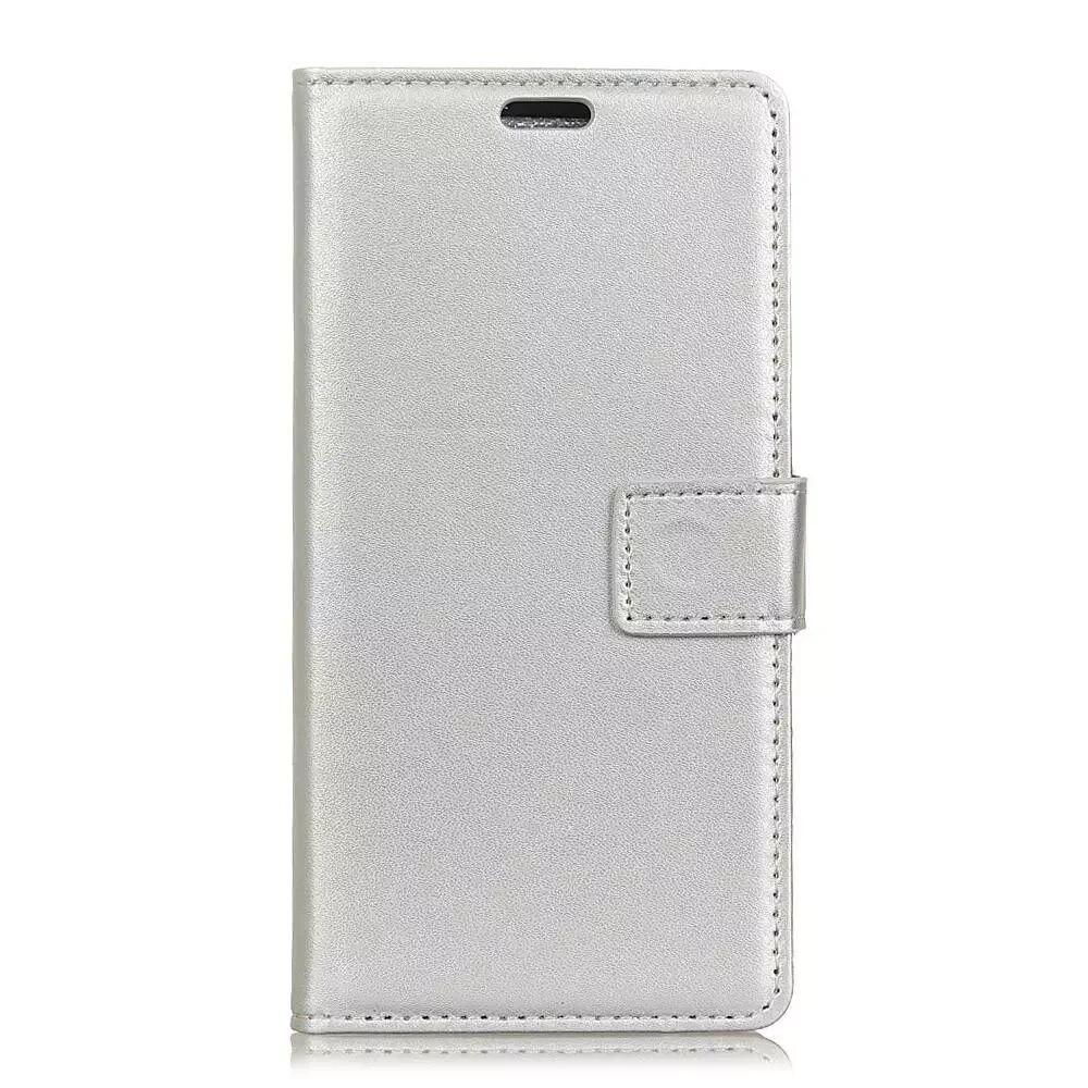 INCOVER OnePlus 6 Slim Wallet Skinndeksel med Lommebok Sølv