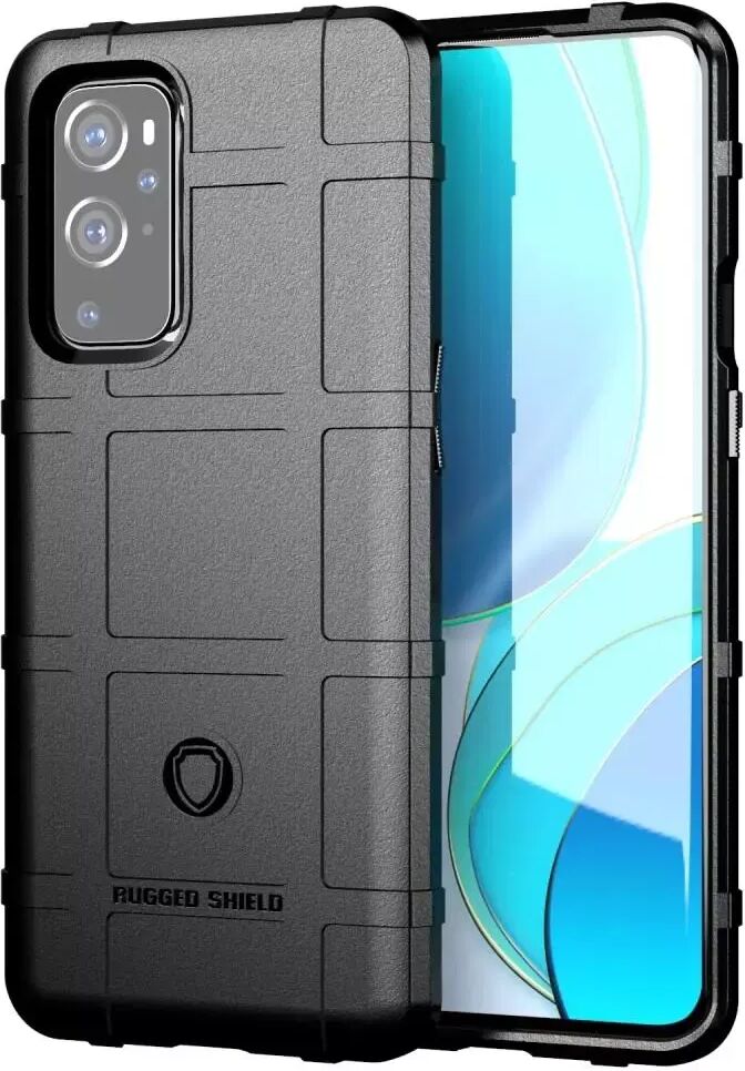 INCOVER OnePlus 9 Deksel Rugged Shield Series - Svart