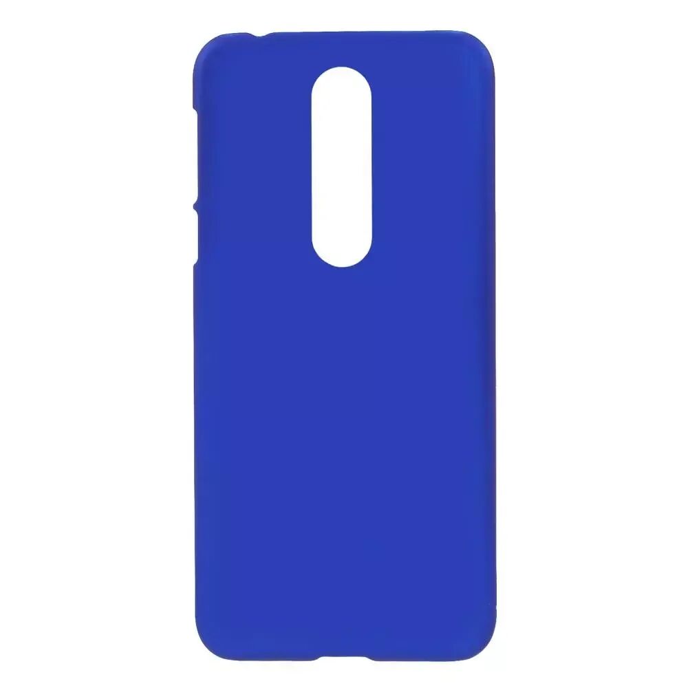 INCOVER Nokia 7.1 Gummibelagt Plastik Deksel Blå