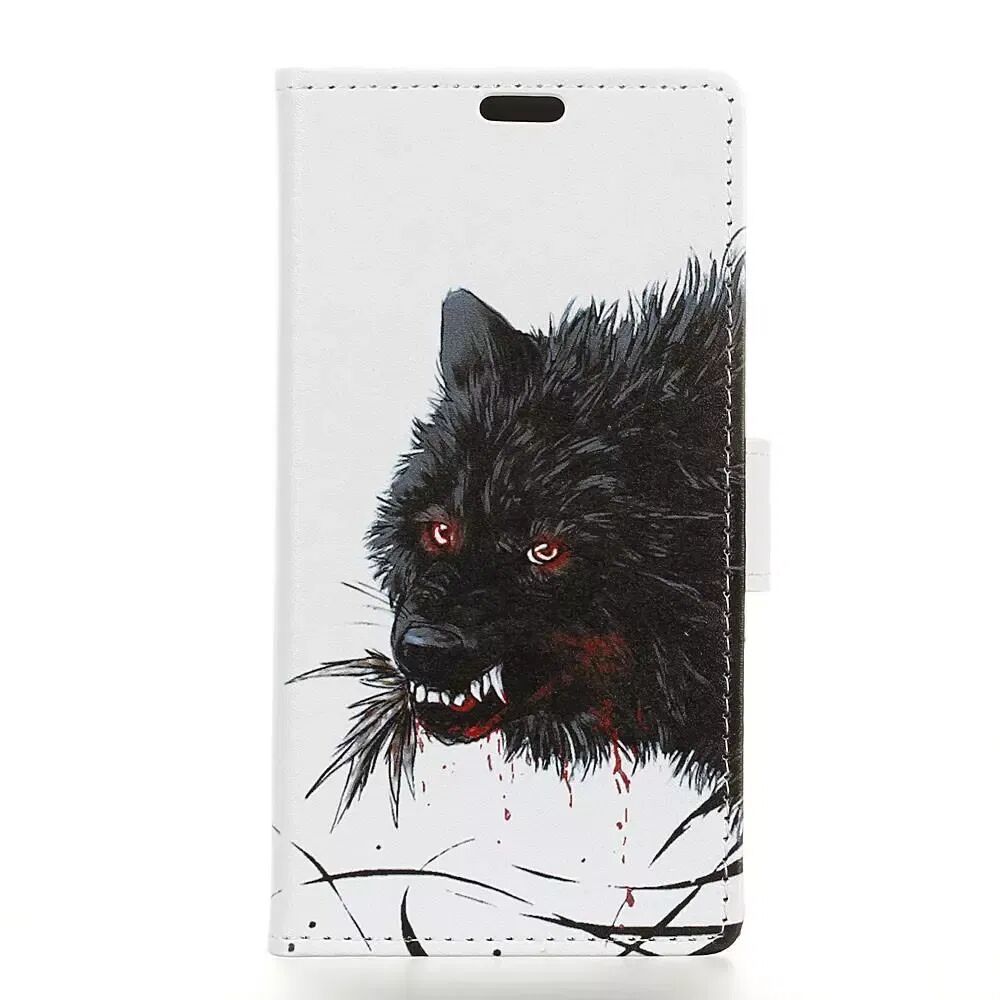 INCOVER Nokia 9 Pureview Skinndeksel med Lommebok - Black Wolf