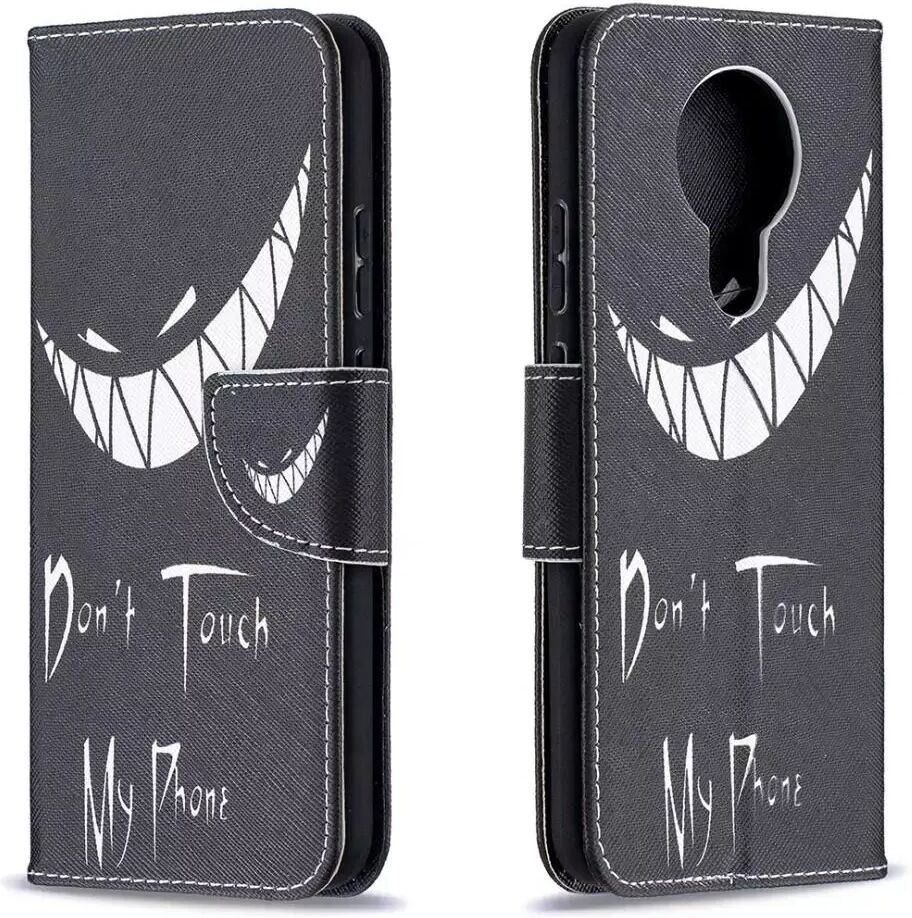 INCOVER Nokia 3.4 PU Skinndeksel m. Lommebok - Don't Touch My Phone