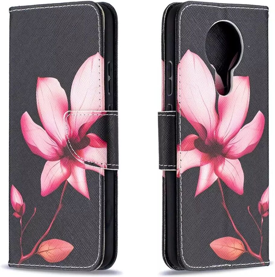 INCOVER Nokia 3.4 Flip Deksel m. Lommebok - Lotus Blomst